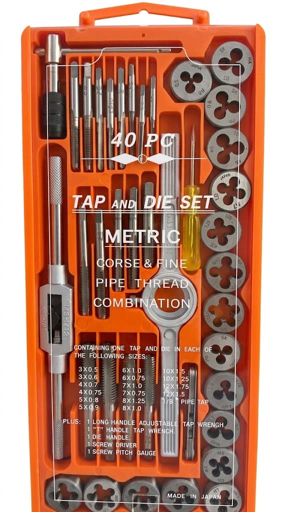 SKC JAPAN 40pcs TAP & DIE SET