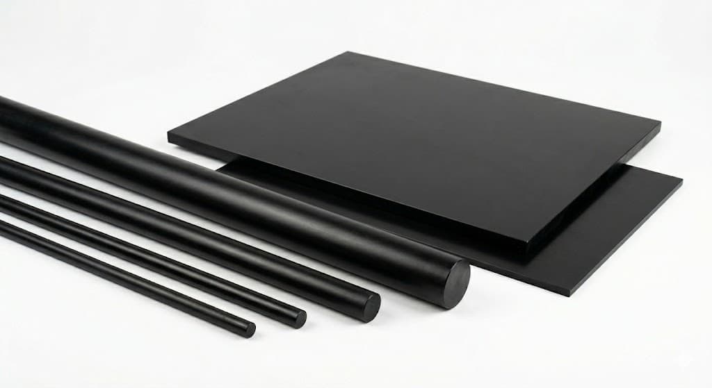 NYLON RODS AND SHEETS (BLACK)